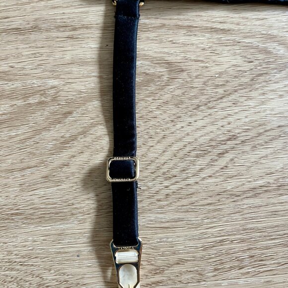 $924 La Perla Maison Garter Belt Suspender Silk Black Lace NWT SIZE L luxury - Picture 12 of 16